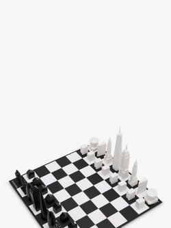 Skyline Chess New York City versus London Chess Set - view 2, Multi