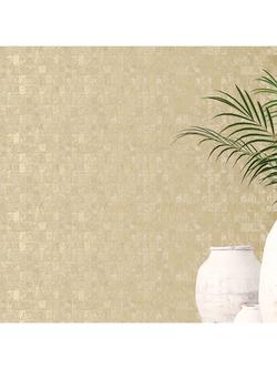 Galerie Metallic Tile Wallpaper - view 2, W78213