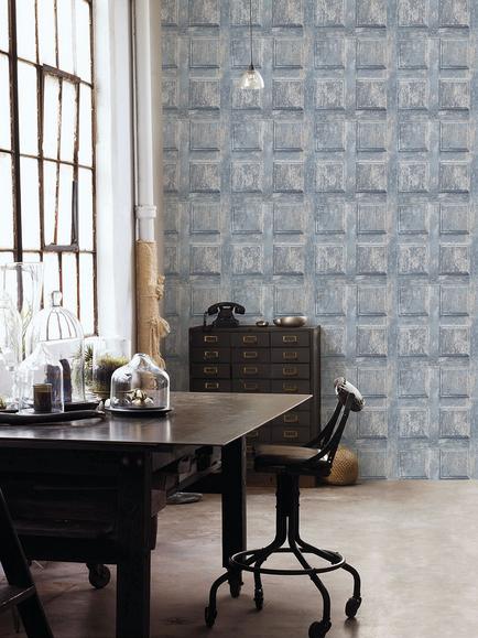 Galerie Rustic Door Panel Wallpaper - view 2, G56562