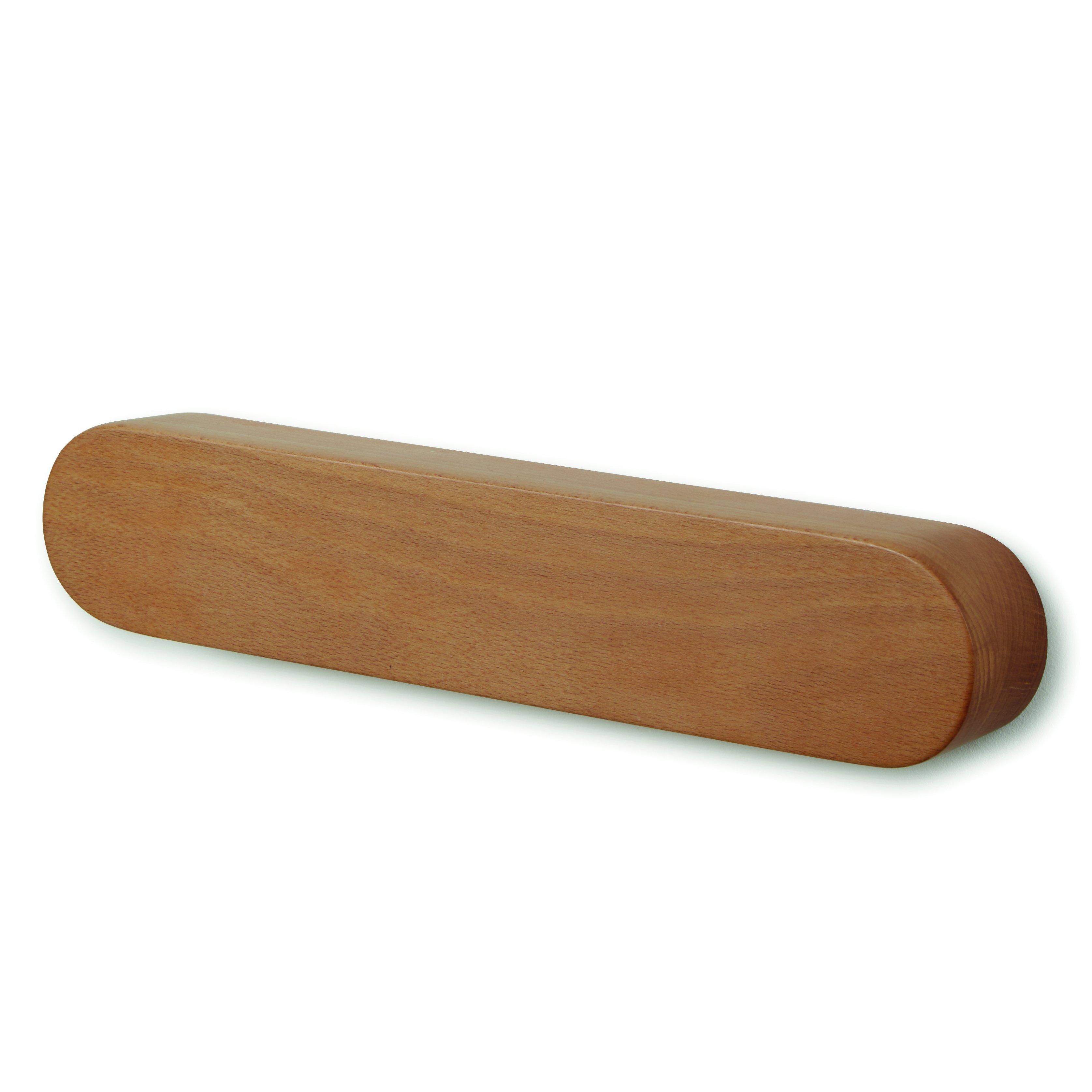 John Lewis Beech Wood Wall-Mounted Magnetic Knife Rack, Natural
