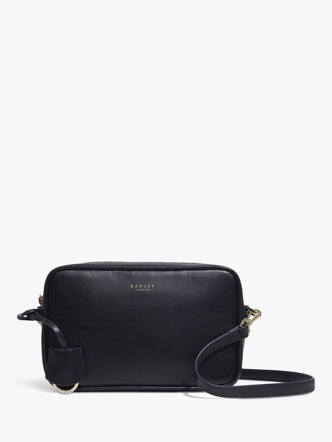 Radley Manor Grove Leather Cross Body Bag, Black