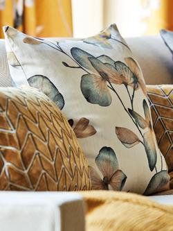 Harlequin Kienze Furnishing Fabric, Teal/Rust - view 2, Teal/Rust