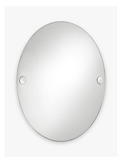 Robert Welch Oblique Bathroom Mirror, Silver