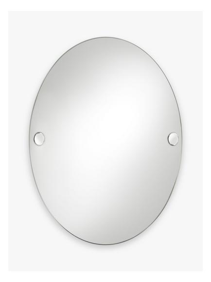 Robert Welch Oblique Bathroom Mirror, Silver