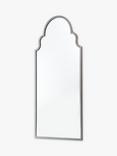 Moroccan Nights Metal Frame Indoor/Outdoor Wall Mirror, 150 x 61cm, Grey