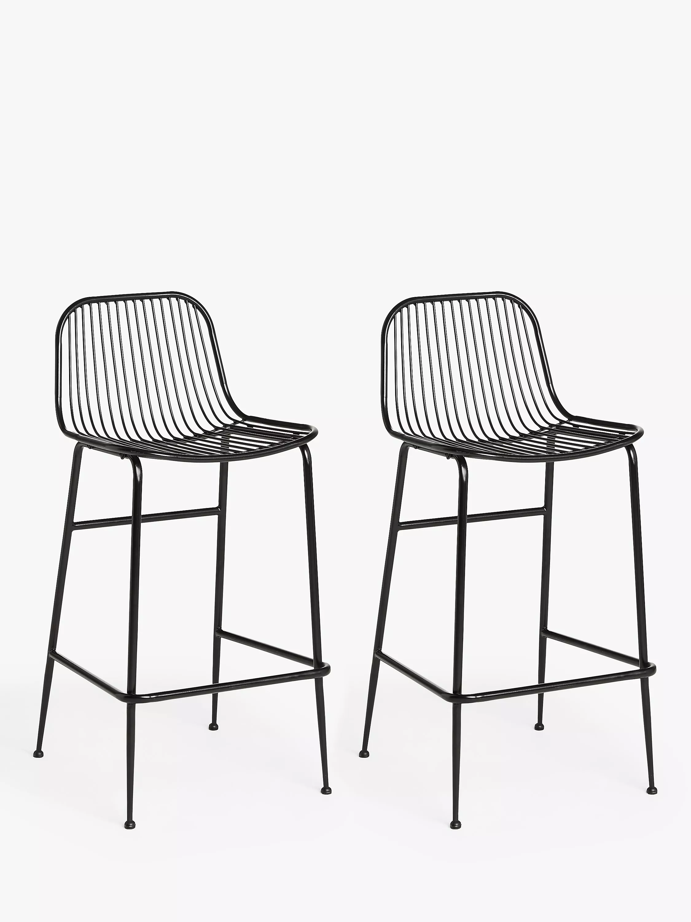 John Lewis ANYDAY Metal Bar Stools, Set of 2