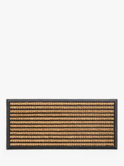 John Lewis Stripe Coir Door Mat, H45 x W100 cm, Multi