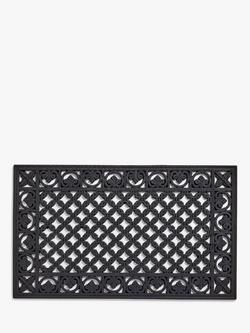 John Lewis Arch Door Mat, Black