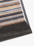 John Lewis Washable Multi Stripe Door Mat, L50 x W75cm, Neutral