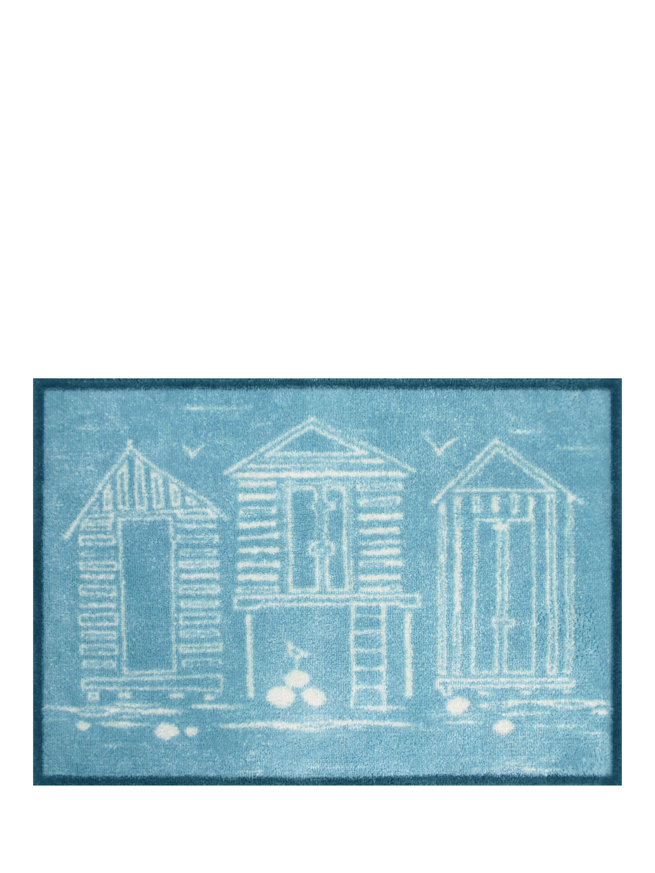 Turtle Mat Sanderson Beach Huts Door Mat