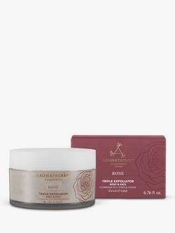 Aromatherapy Associates Triple Rose Body & Face Exfoliator, 200ml, 