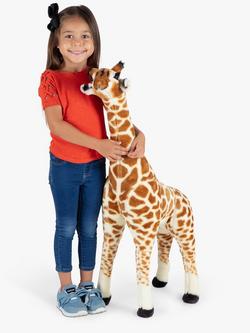 Melissa & Doug Giraffe Baby Plush Soft Toy, Multi
