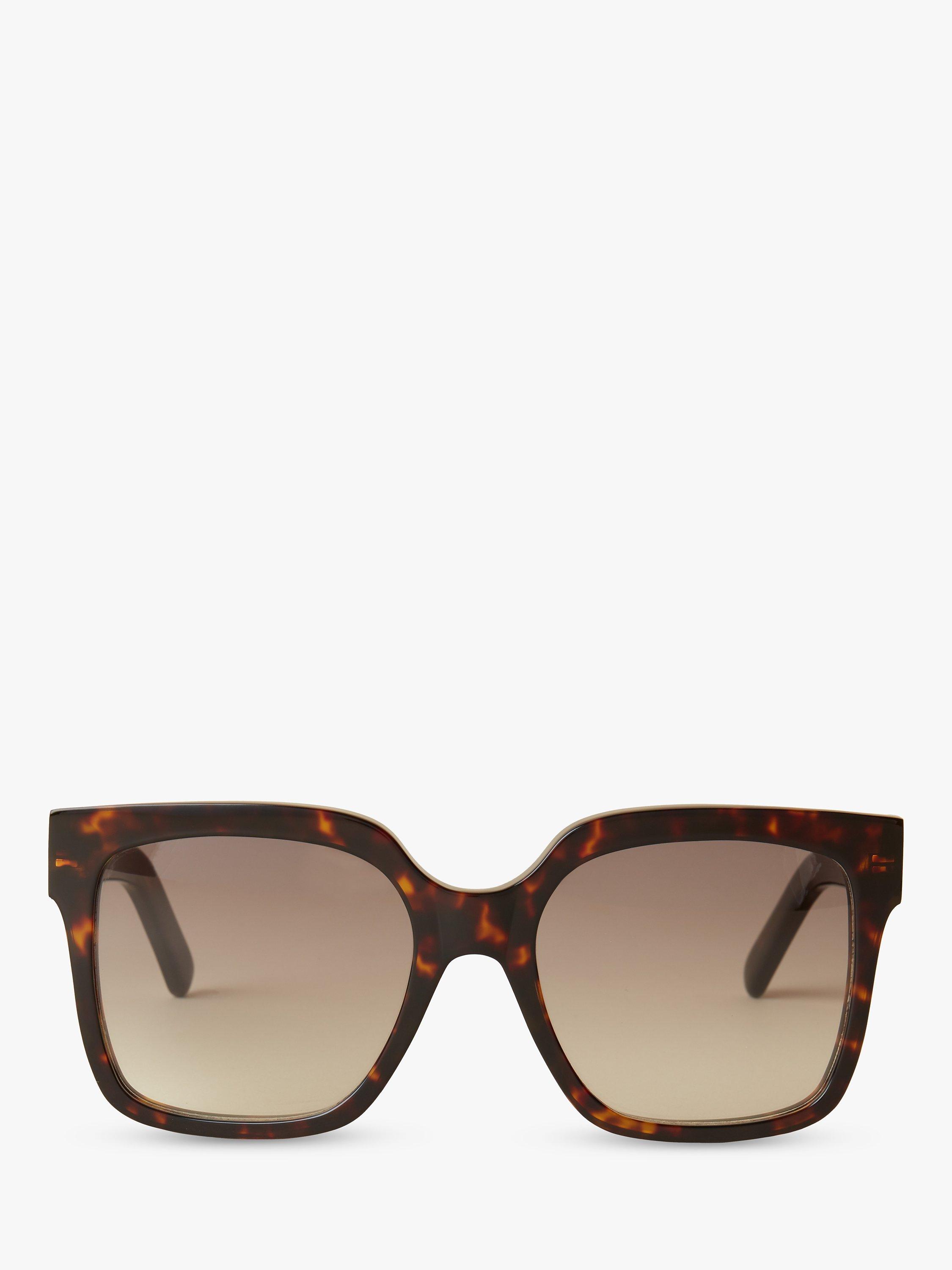 Mulberry Women's Portobello D-Frame Sunglasses, Brown/Multi