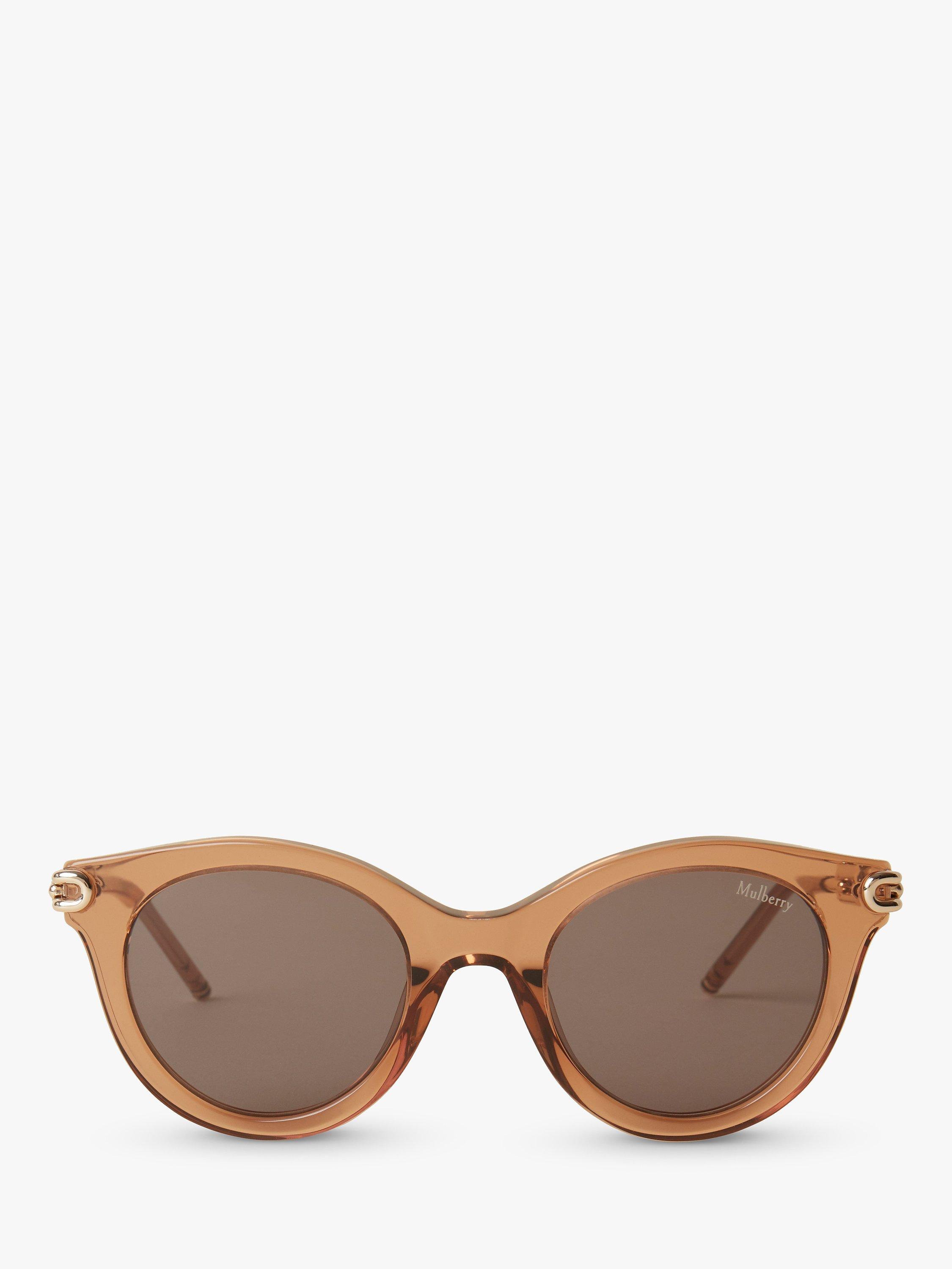 Mulberry Women's Penny Round Sunglasses, Nude