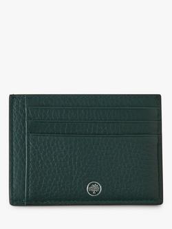Mulberry Heavy Grain Leather Card Holder - view 2, Mulberry Green