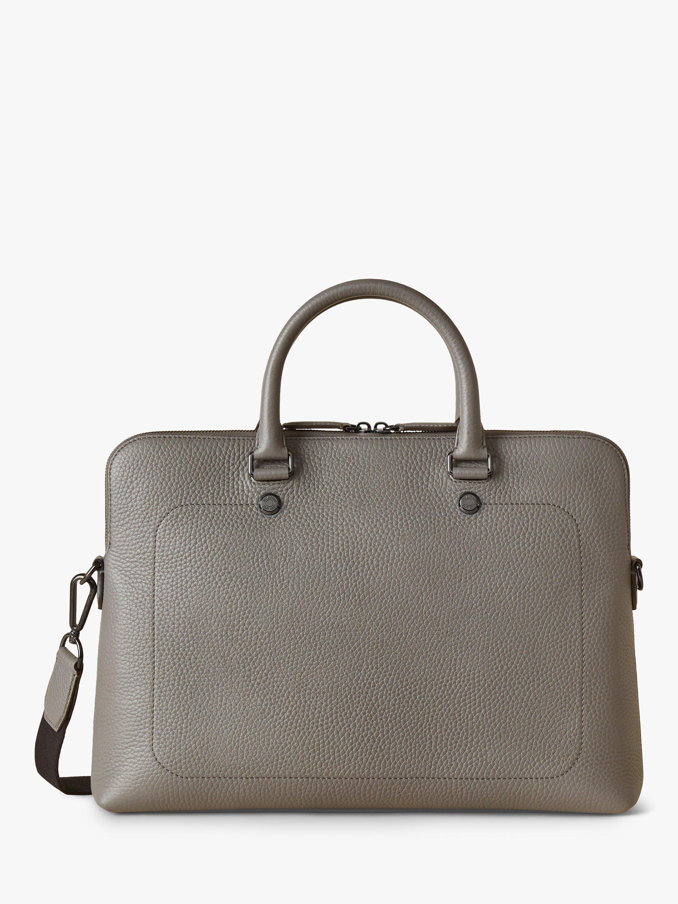 Mulberry City Slim Heavy Grain Leather Briefcase