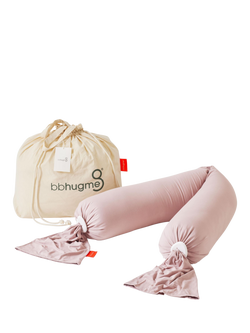 bbhugme Pregnancy Pillow, Dusty Pink, Dusty Pink
