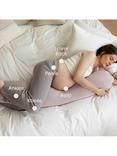 bbhugme Pregnancy Pillow, Dusty Pink