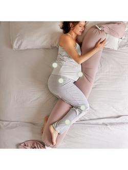 bbhugme Pregnancy Pillow, Dusty Pink - view 2, Dusty Pink