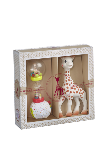 Sophie la girafe Sophisticated Maracas & Teether Gift Set, Multi