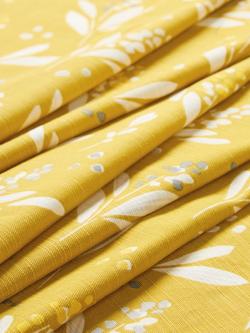 John Lewis Lena Print Furnishing Fabric, Citrine - view 2, Citrine