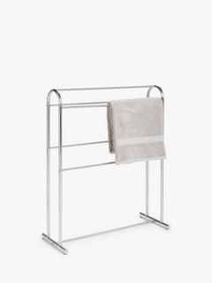 John Lewis Stainless Steel 3 Tier Double Towel Stand