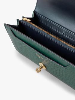 Mulberry Darley Heavy Grain Leather Wallet - view 2, Mulberry Green