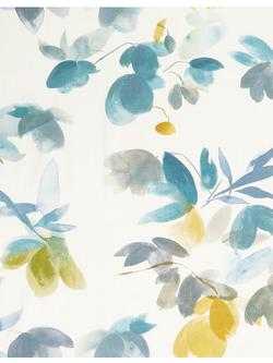 John Lewis Lenton Rose Print Furnishing Fabric, Citrine, Citrine