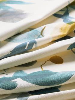 John Lewis Lenton Rose Print Furnishing Fabric, Citrine - view 2, Citrine