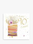 Woodmansterne Cake 90th Birthday Card