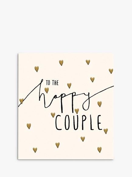 Woodmansterne Happy Couple Wedding Card, 