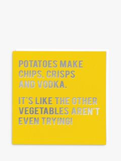 Redback Cards Potatoes Birthday Card