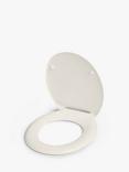 John Lewis Antibacterial Standard Toilet Seat, White