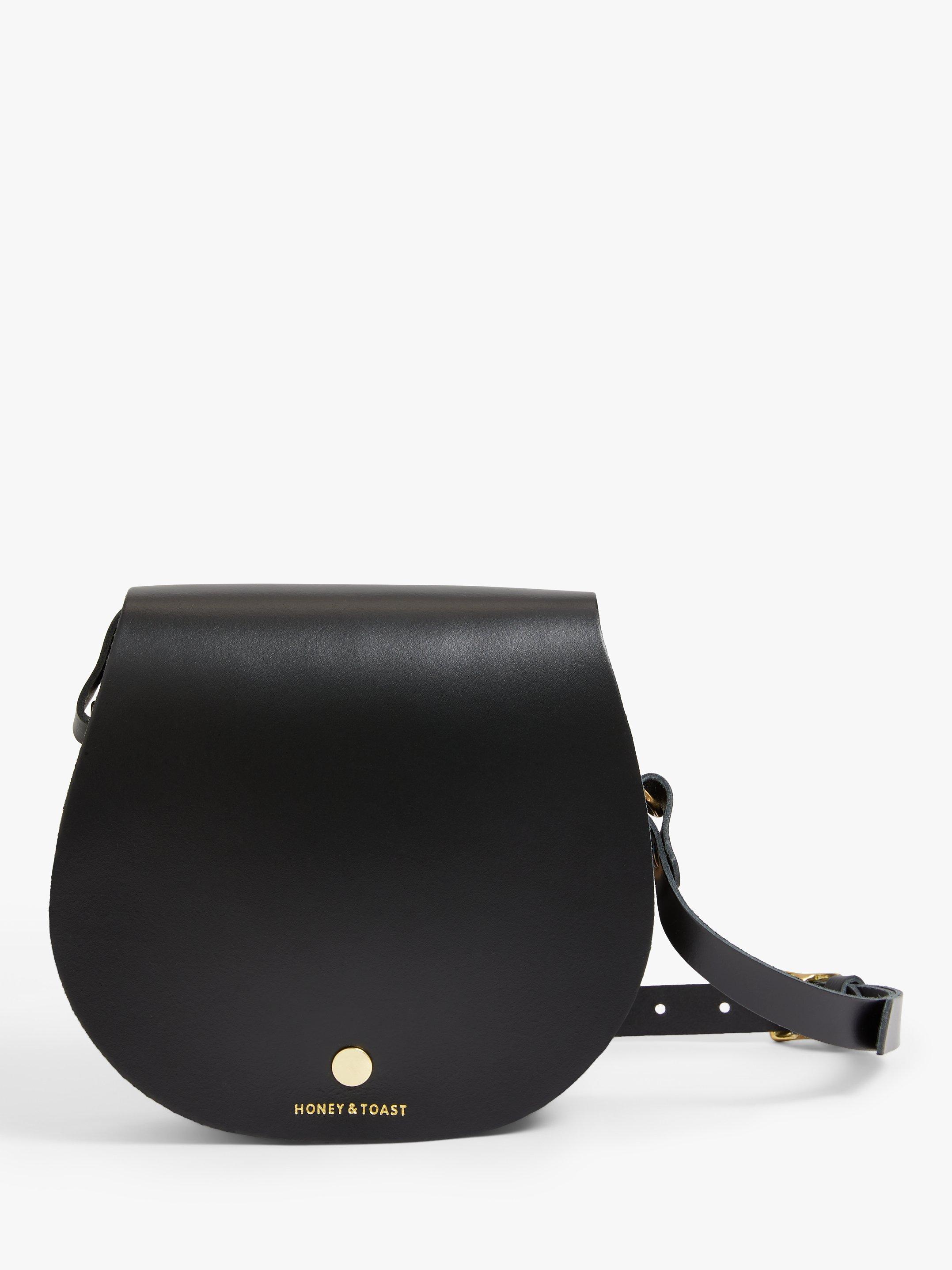 Honey & Toast Etter Leather Saddle Bag
