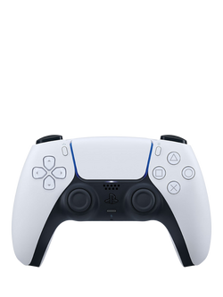 PlayStation 5 DualSense Wireless Controller, White, White