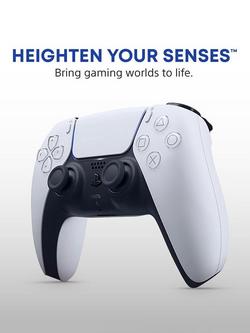 PlayStation 5 DualSense Wireless Controller, White - view 2, White