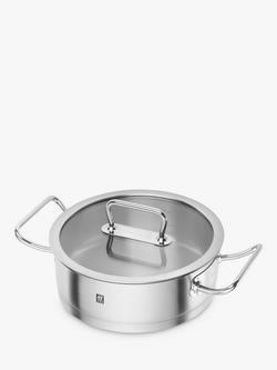 ZWILLING Pro Stainless Steel Serving Pan & Glass Lid, 24cm, 