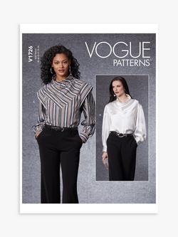 Vogue Misses Women's Top Sewing Pattern 1726, 