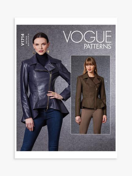 Vogue Misses Jacket Sewing Pattern 1714F5, 