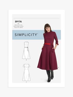 Simplicity Misses Women's Plus Size Dress Sewing Pattern, Multi