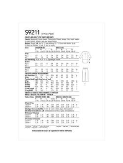 Simplicity Unisex Sleepwear Sewing Pattern, S9211 - view 2, Multi