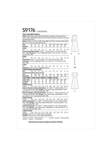 Simplicity Misses Women's Plus Size Dress Sewing Pattern - view 2, Multi