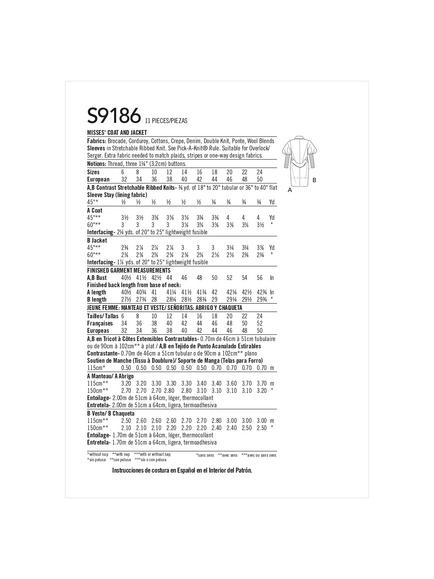 Simplicity Misses Women's Jacket and Coat Sewing Pattern - view 2, Multi