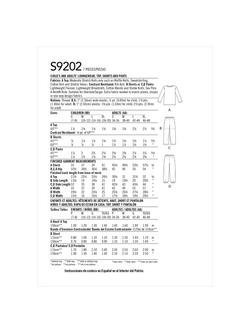 Simplicity Children's Unisex Sleepwear Sewing Pattern, S9202 - view 2, Multi