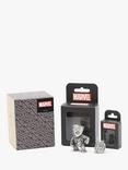 Royal Selangor Mini Groot Figurine and Avengers Insignia Lapel Pin Set
