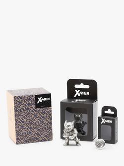 Royal Selangor Mini Wolverine Figurine and X-Men Lapel Pin Set - view 2, Silver