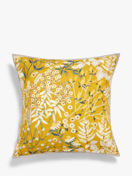 John Lewis Kalina Cushion, Yellow