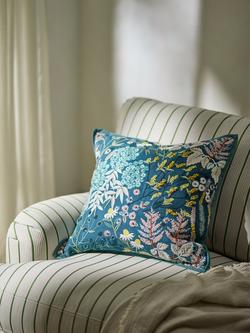 John Lewis Kalina Cushion - view 2, Fjord