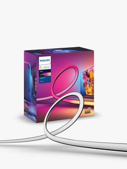 Philips Hue Play Gradient Smart Lighting Adjustable Colour Changing LED Lightstrip for 75” and over TVs, 20W, 304cm, Multi