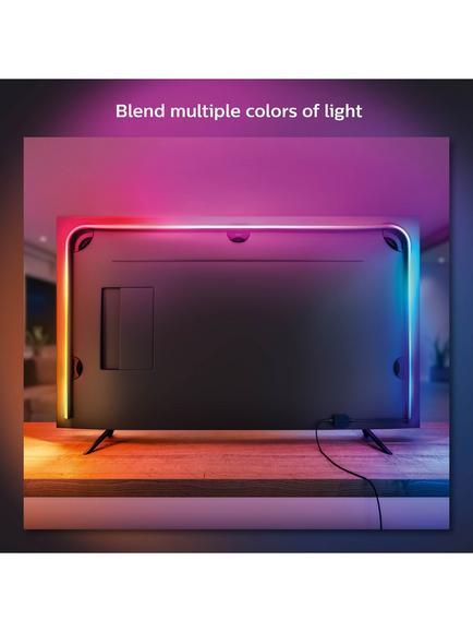 Philips Hue Play Gradient Smart Lighting Adjustable Colour Changing LED Lightstrip for 75” and over TVs, 20W, 304cm - view 2, Multi